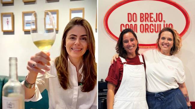Thaissa Szapiro, da Puli Trattoria; e Priscila Continentino e Vanessa Nascimento do Brejo Bar