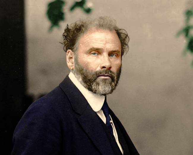 O pintor austríaco Gustav Klimt