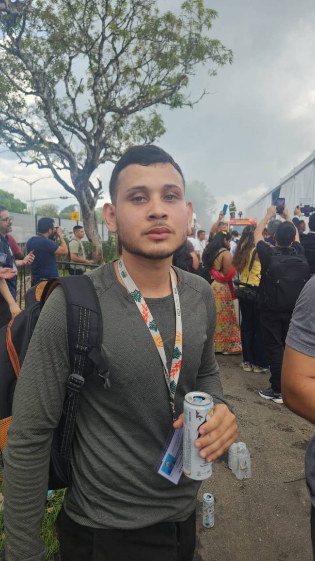 Ezequiel Siqueira: labaredas subiram muito rápido