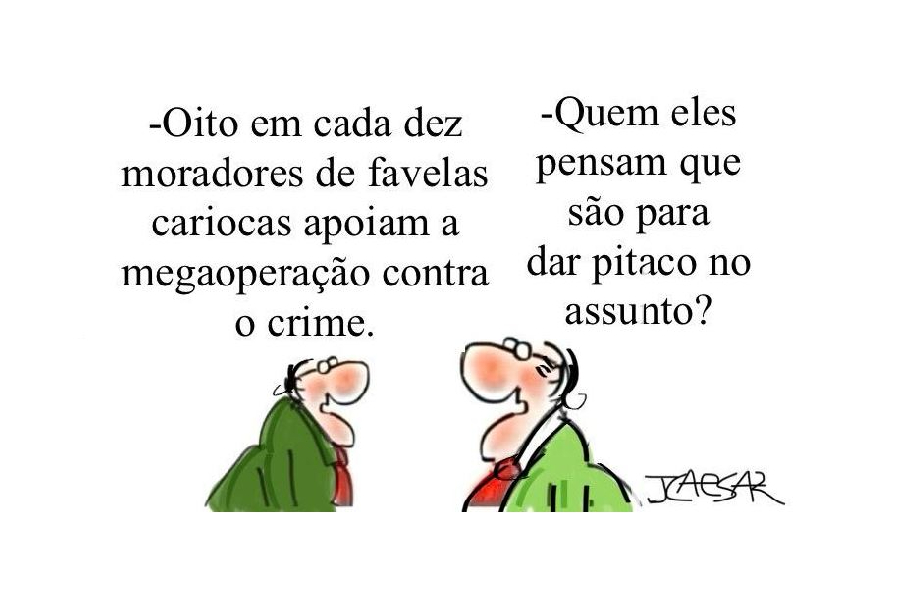 Charge do JCaesar: 6 de novembro