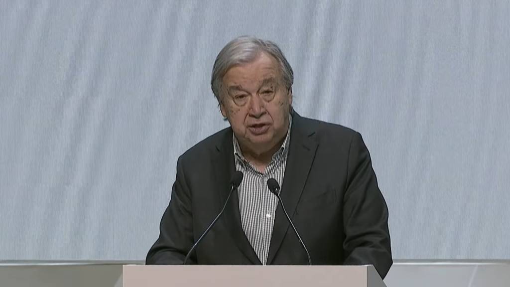 Na COP, Guterres tenta acordo entre países ricos e pobres e manda recado para Trump