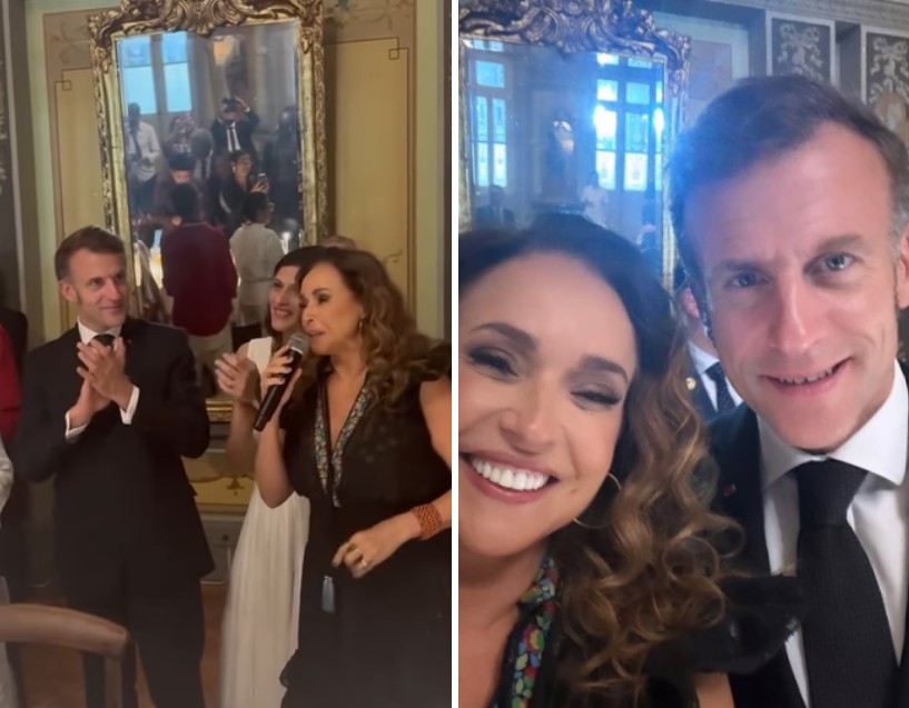 O que Daniela Mercury disse a Emmanuel Macron em encontro antes da COP30