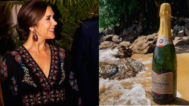 Rainha da Dinamarca celebra diversidade amazônica com espumante brasileiro