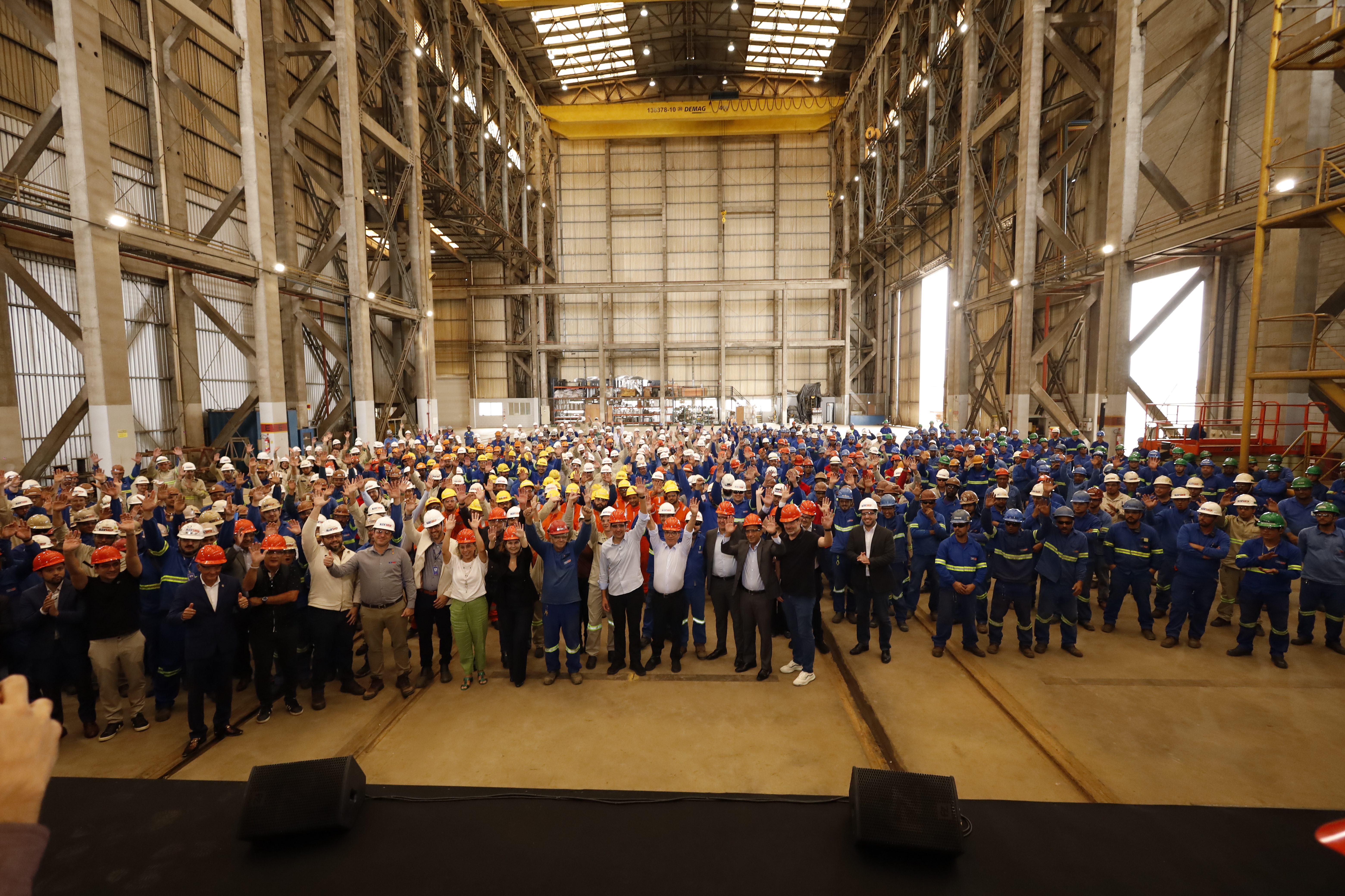 Anúncio da operação com o Fundo da Marinha Mercante: projeto cria 620 empregos durante a construção das embarcações e 190 na fase operacional