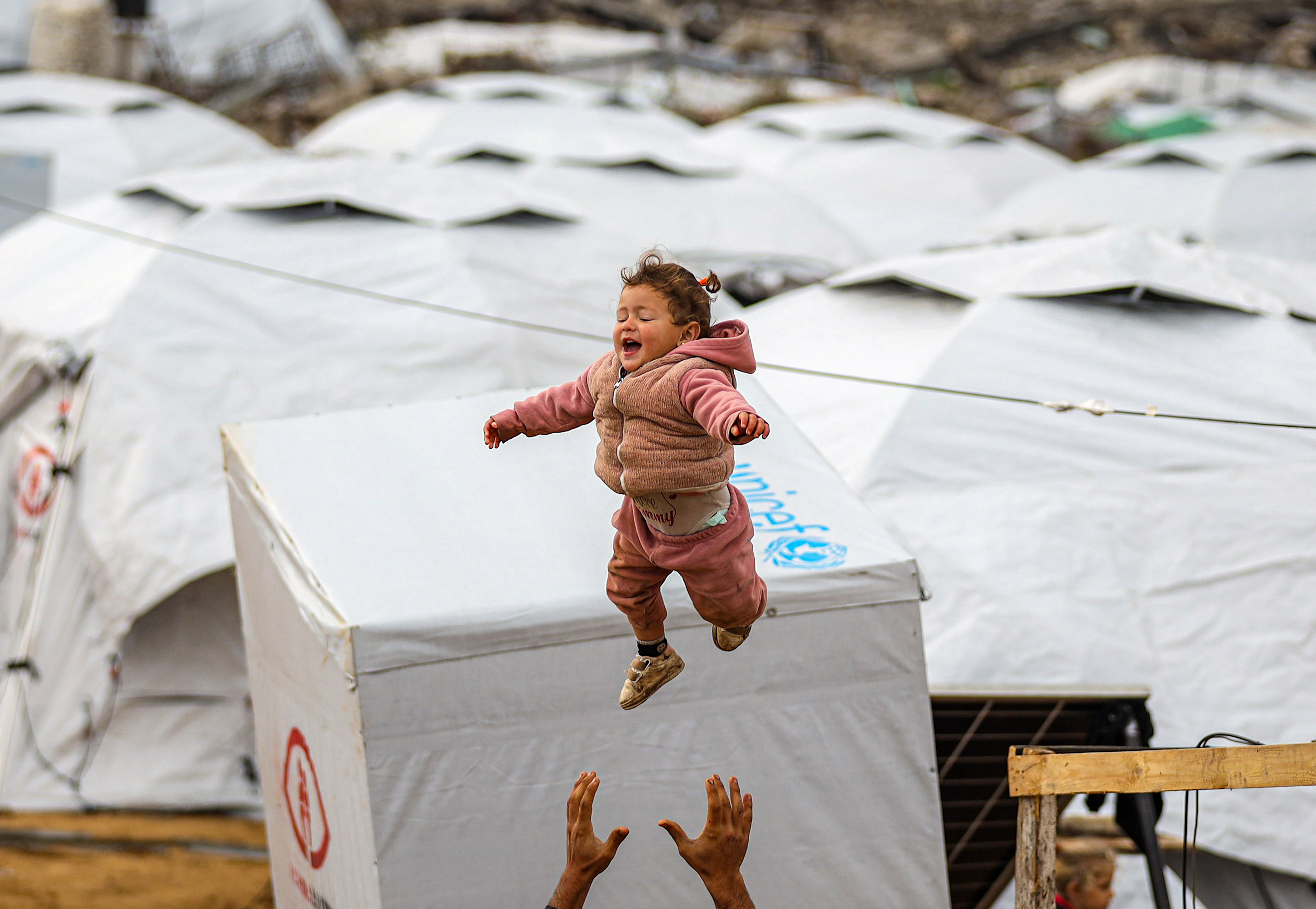 Palestinos na Cidade da Gaza