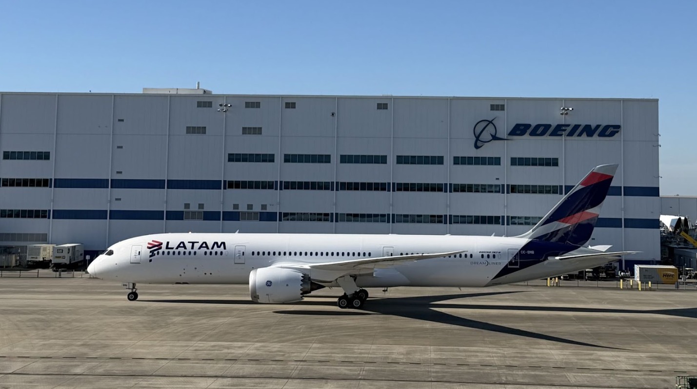 Latam incorpora Boeing 787-9 para reduzir custos em até 15%