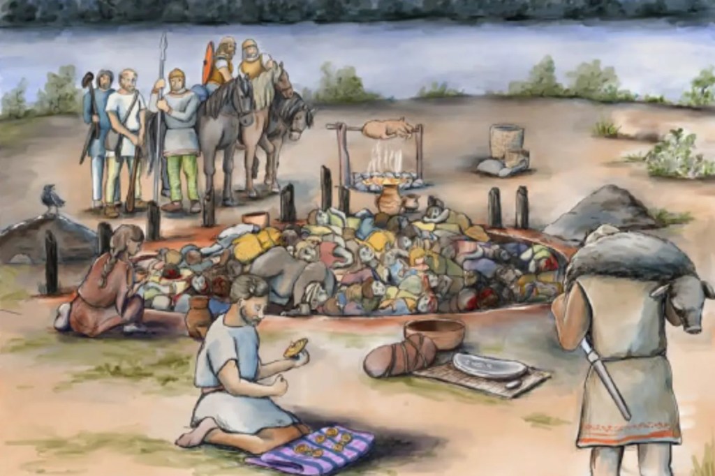 Vala comum revela execução de mulheres e crianças há 3 mil anos