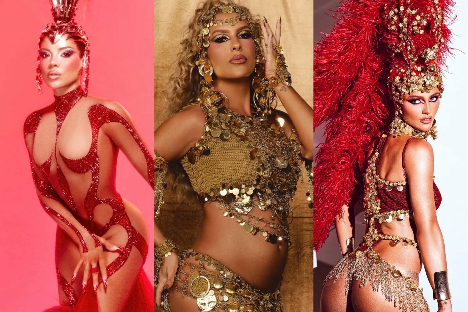 Gkay, Lore Improta e Cíntia Dicker