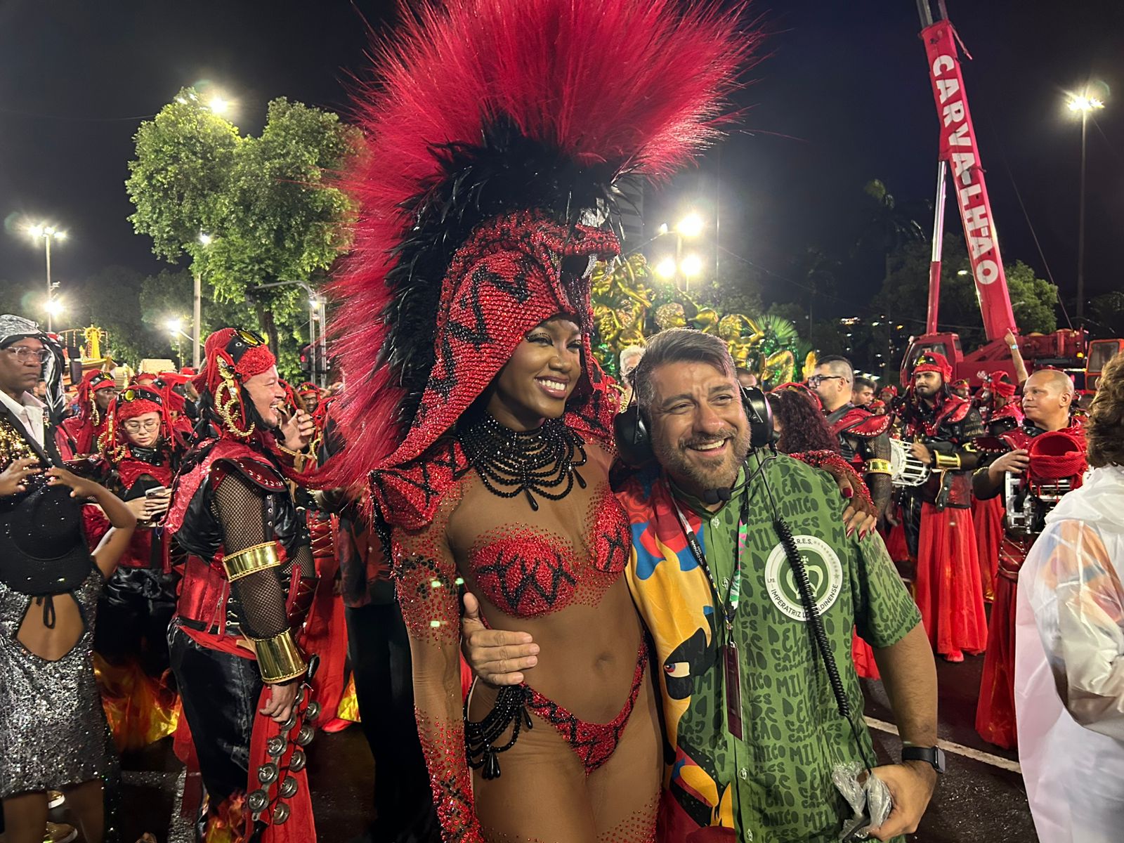 O cargo de IZA na Imperatriz Leopoldinense, após deixar posto na bateria