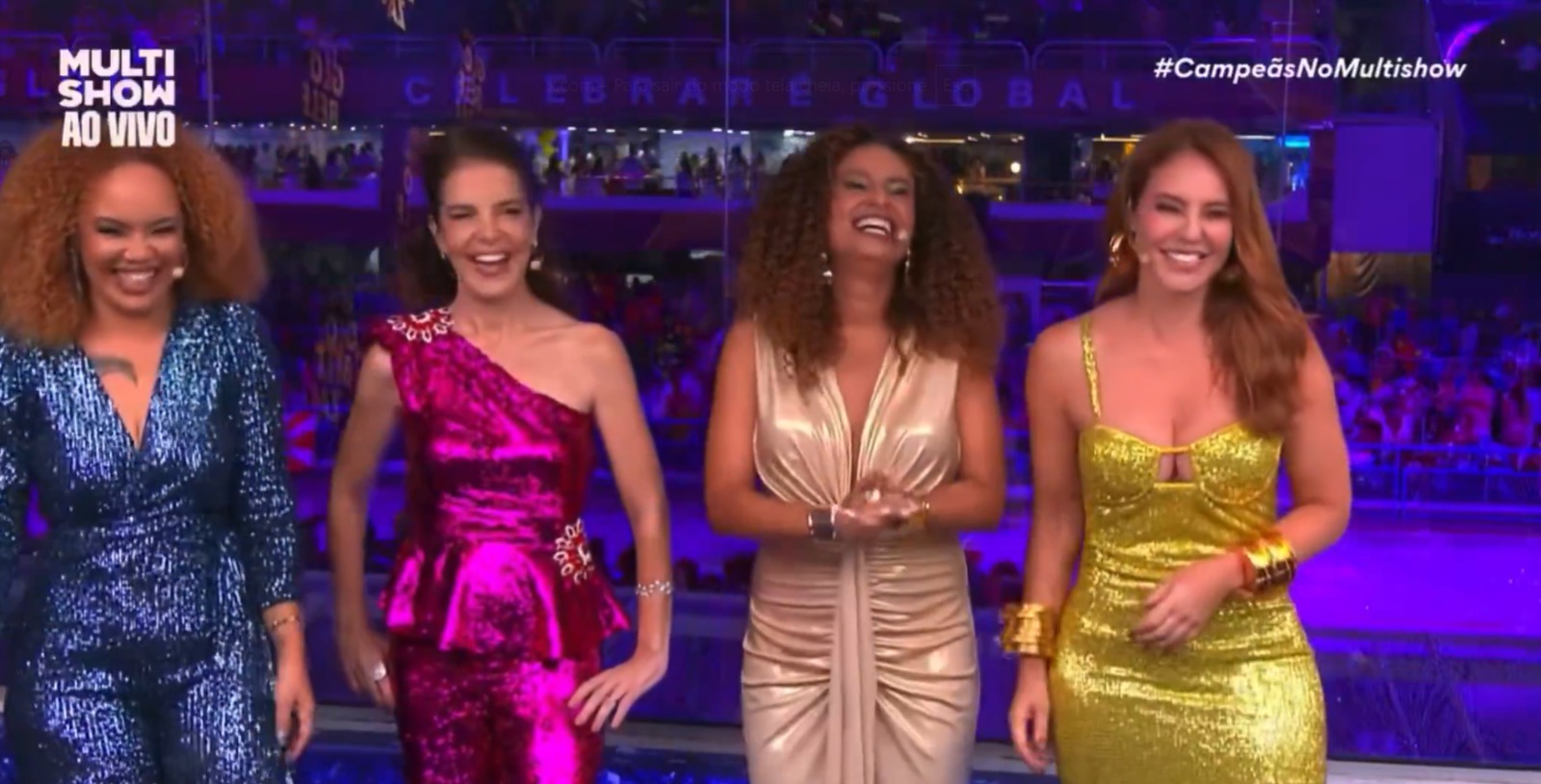 Sem firulas, Multishow entrega feijão com arroz na transmissão das Campeãs