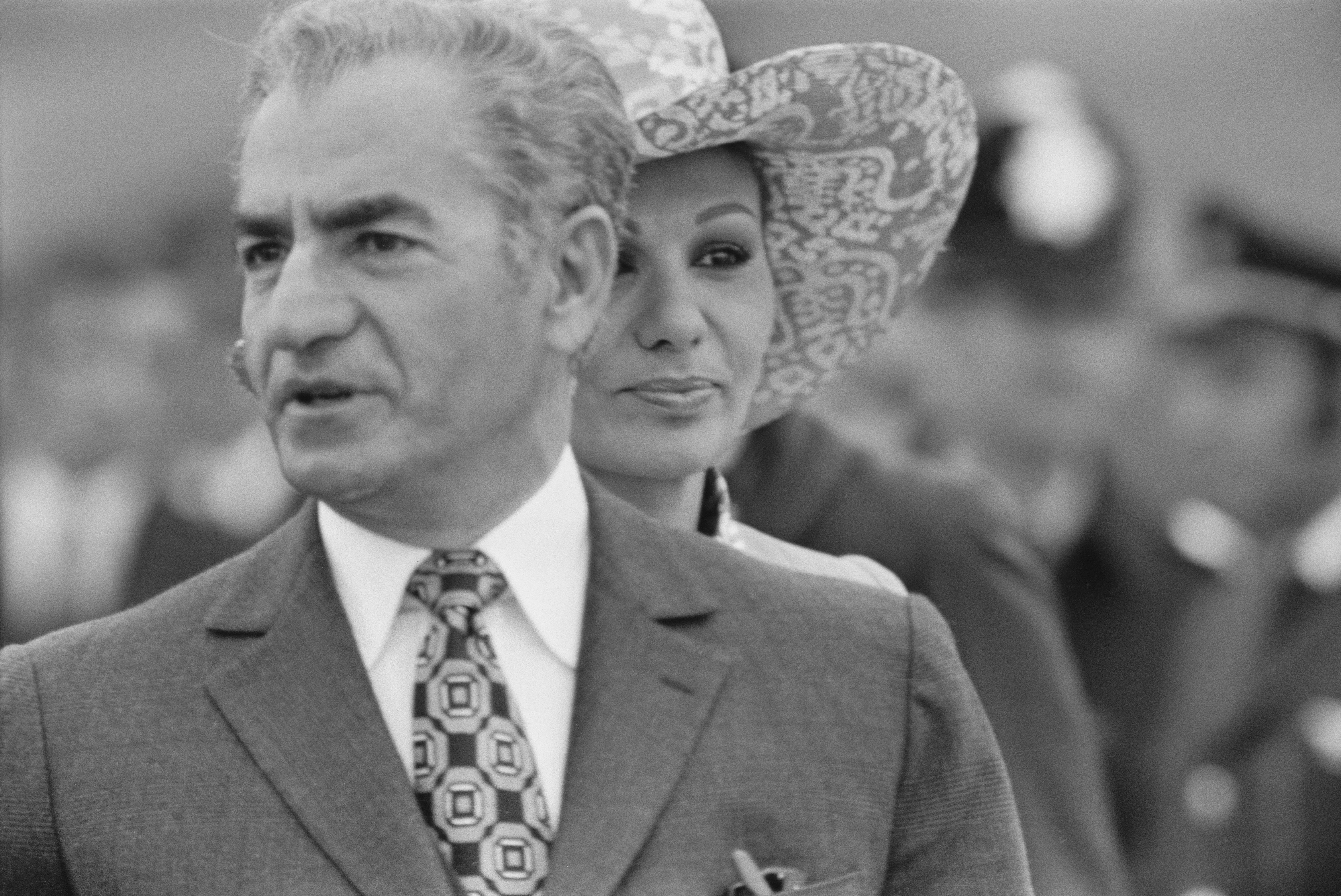 Xá do Irã Mohammad Reza Pahlavi e Farah Pahlavi