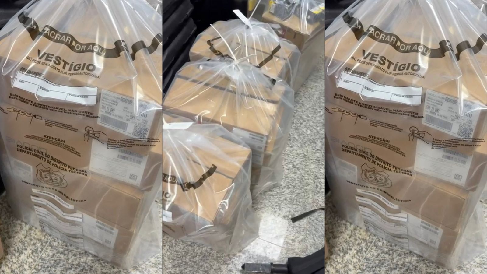 Carga de R$ 575 mil com remédios roubados no Rio é encontrada em aeroporto de Brasília