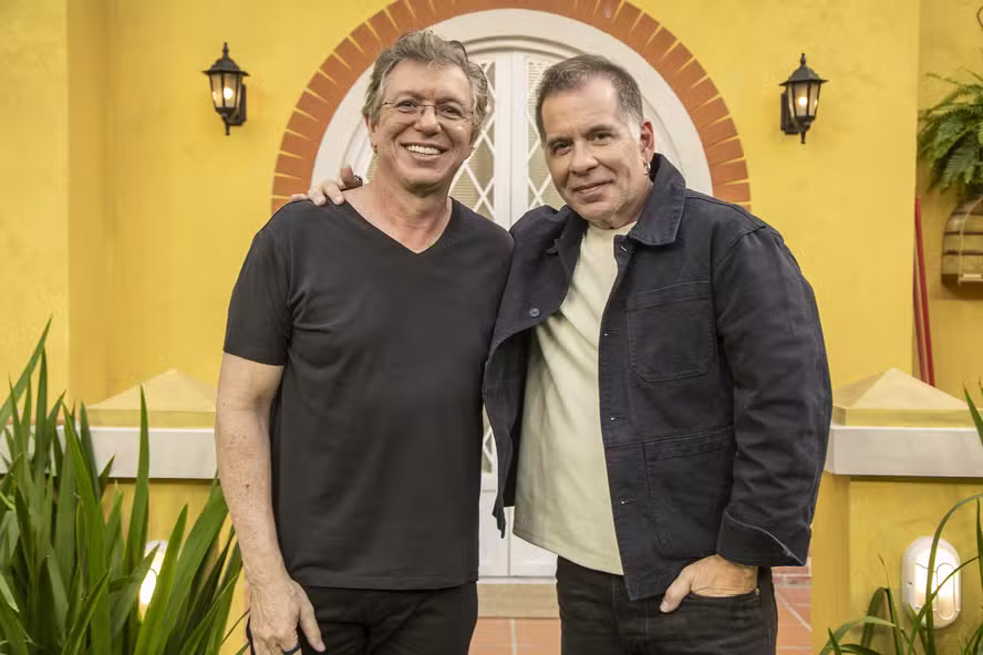 Boninho e Leandro Hassum, nomes por trás do reality show 'Casa do Patrão'