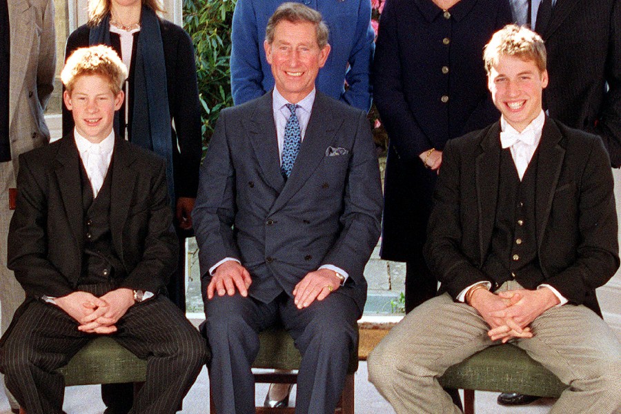 Harry, Charles e William