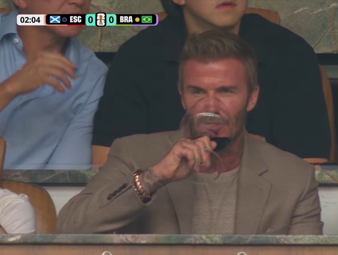O lucro milionário de David Beckham durante as pausas da Copa