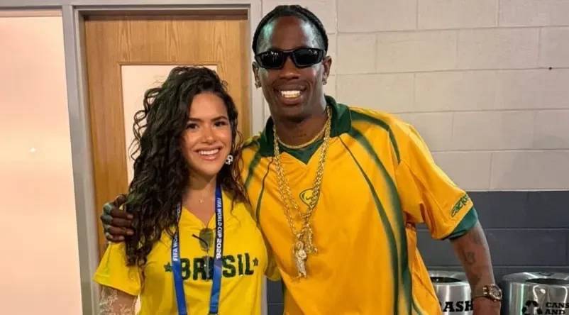 Como a moda fez Travis Scott roubar a cena no jogo do Brasil na Copa?