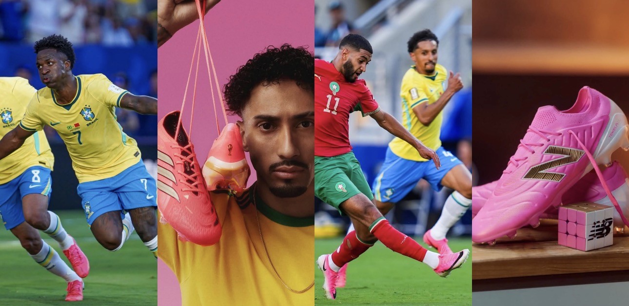 O que explica a invasão das chuteiras cor-de-rosa na Copa do Mundo