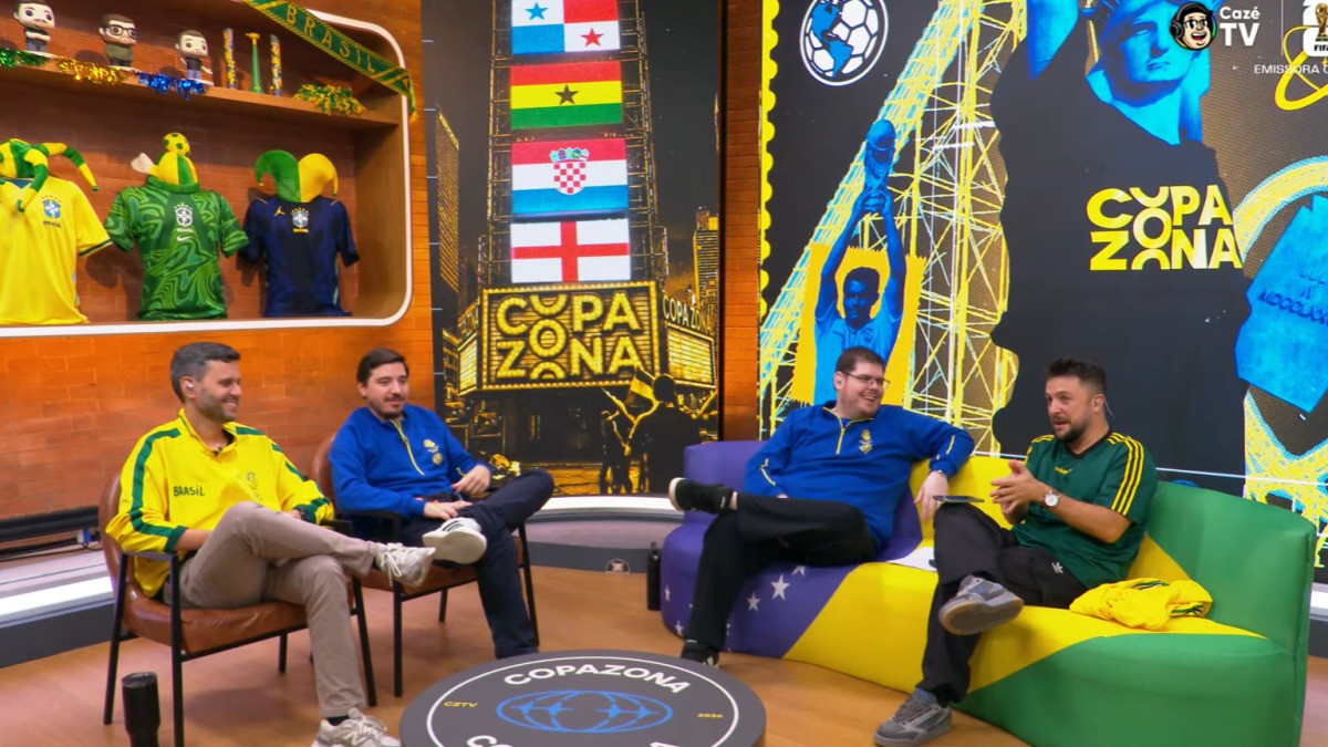 CazéTV é acusada de não remunerar influenciadores em cobertura da Copa