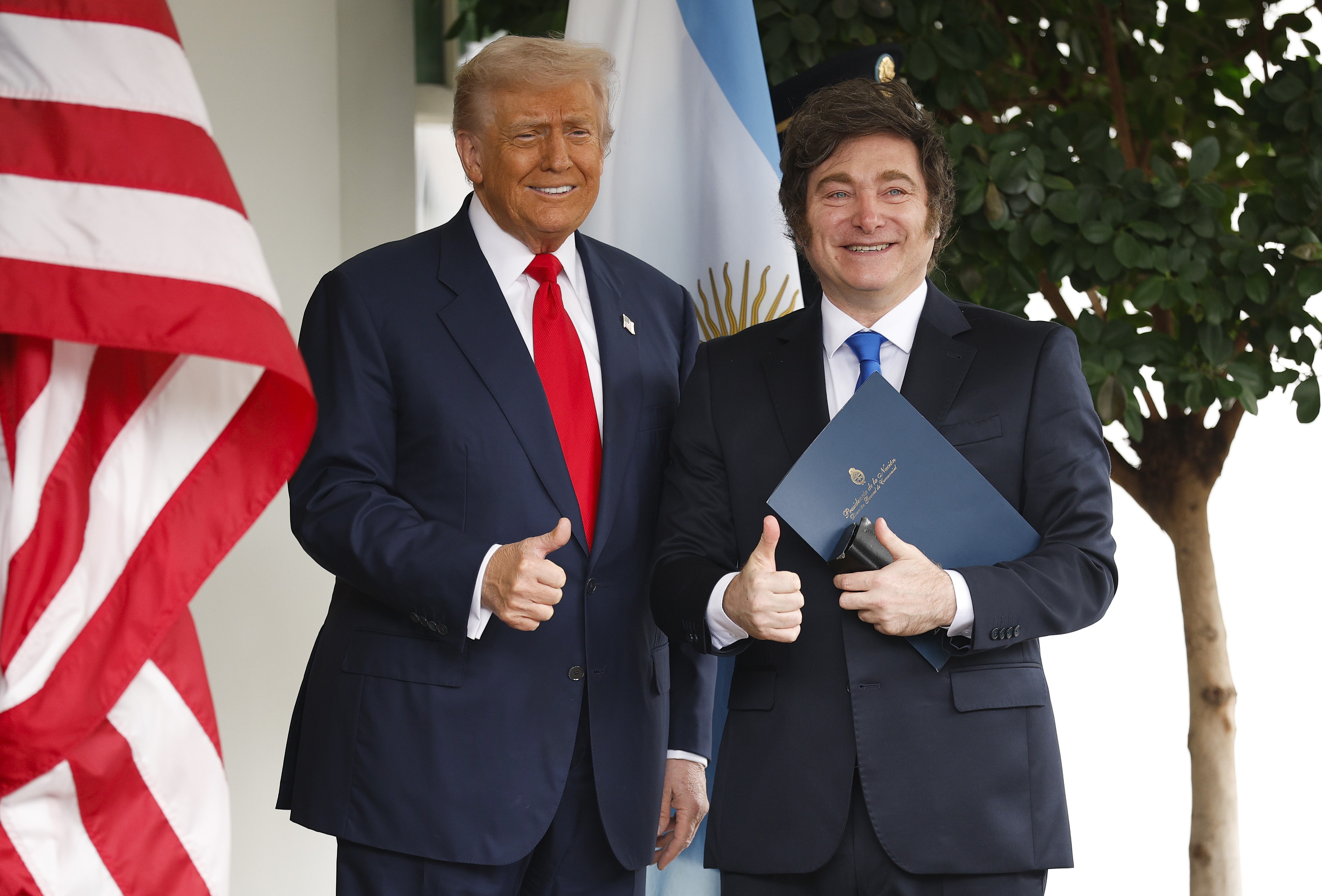 Donald Trump e Javier Milei