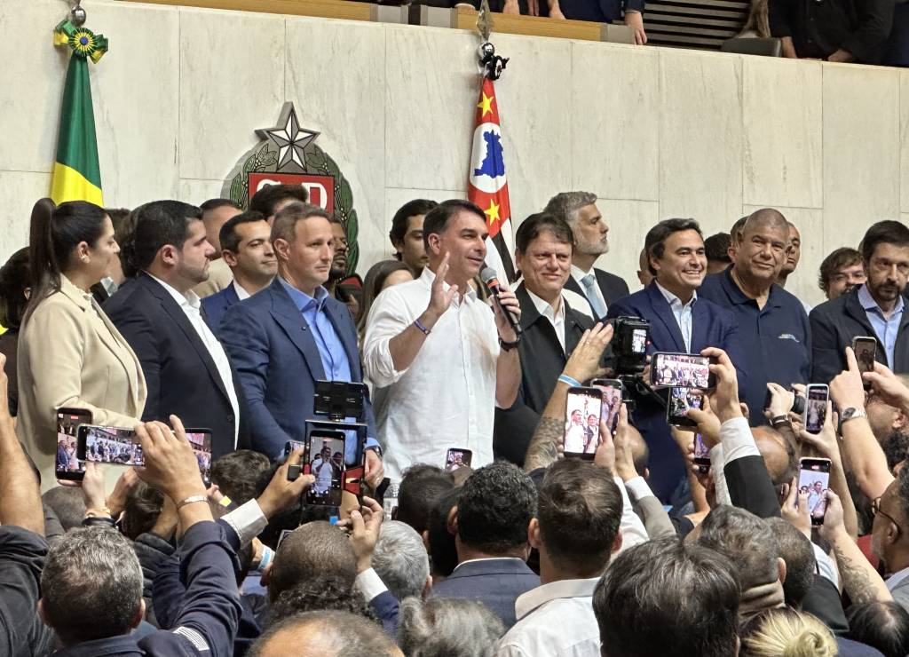 União-PP em São Paulo oficializa apoio a Flávio com apelo por direita unida