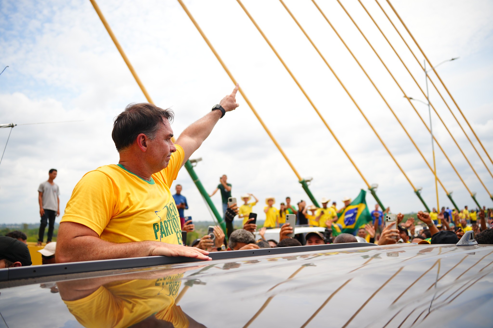 A reveladora promessa que Flávio Bolsonaro fez no Pará sobre meio ambiente