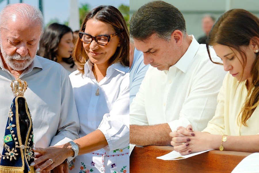 Como Lula e Flávio trataram o dia de Nossa Senhora Aparecida após polêmica na campanha