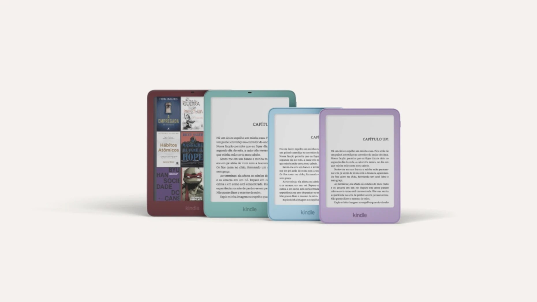 Amazon lança nova linha de Kindles no Brasil com design inédito